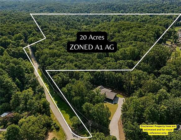 20 Acres of Land for Sale in Dawsonville, Georgia
