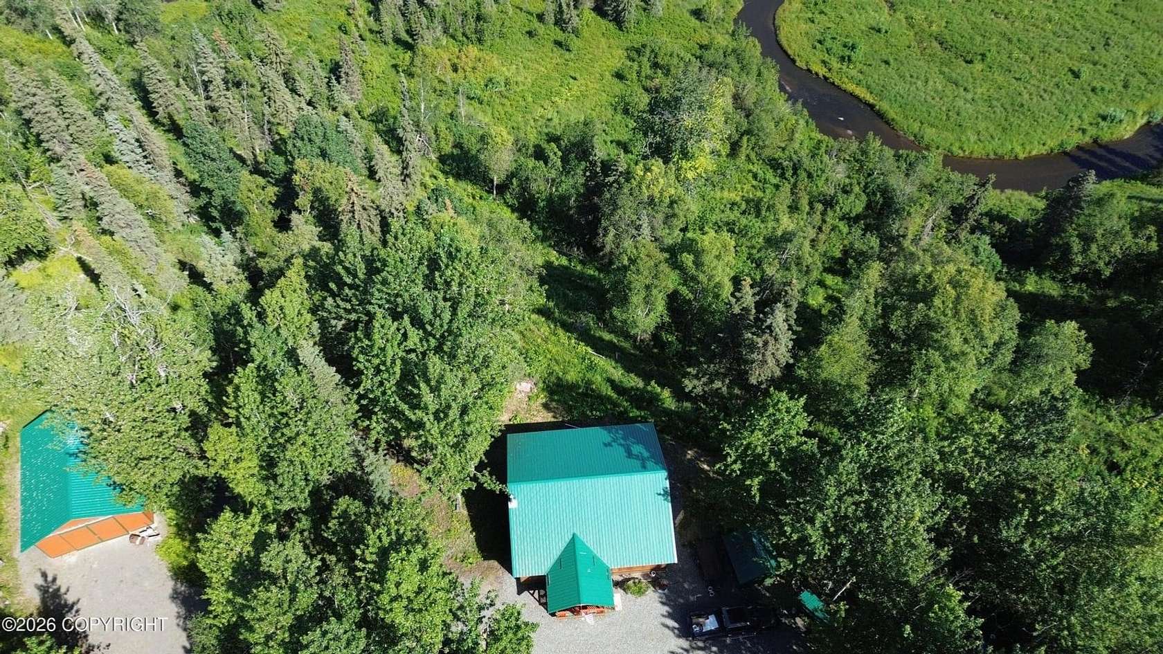 7.5 Acres of Land with Home for Sale in Ninilchik, Alaska
