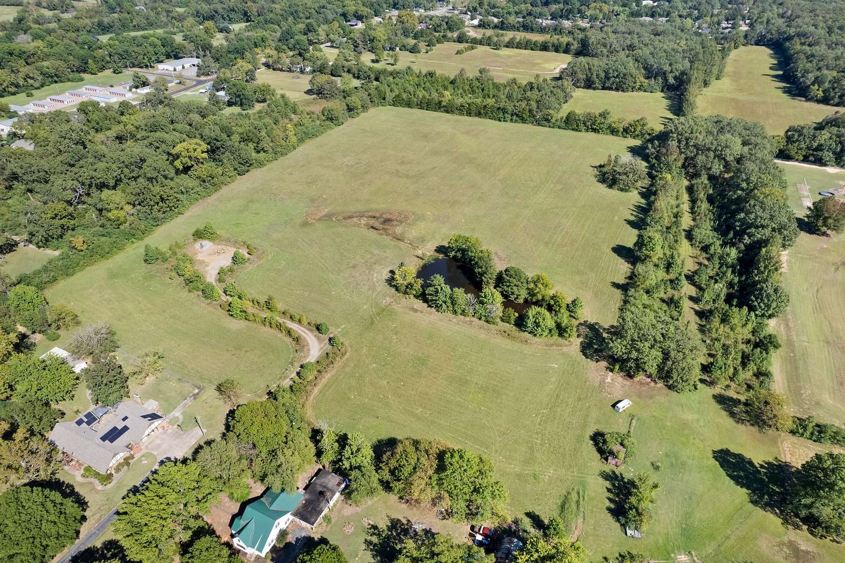 18.8 Acres of Land with Home for Sale in Lavaca, Arkansas
