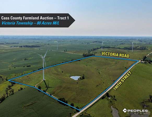 240 Acres of Land for Auction in Massena, Iowa