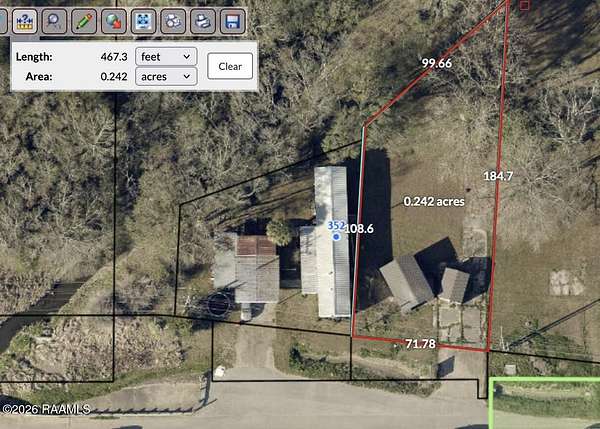 0.24 Acres of Commercial Land for Sale in Lafayette, Louisiana