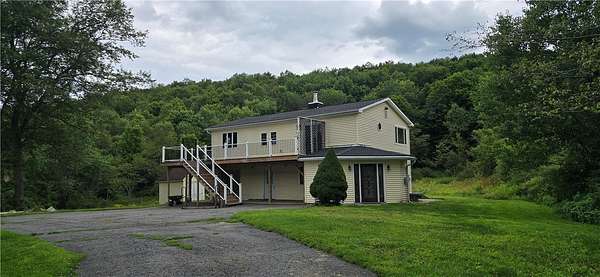 11.6 Acres of Recreational Land with Home for Sale in Deposit, New York