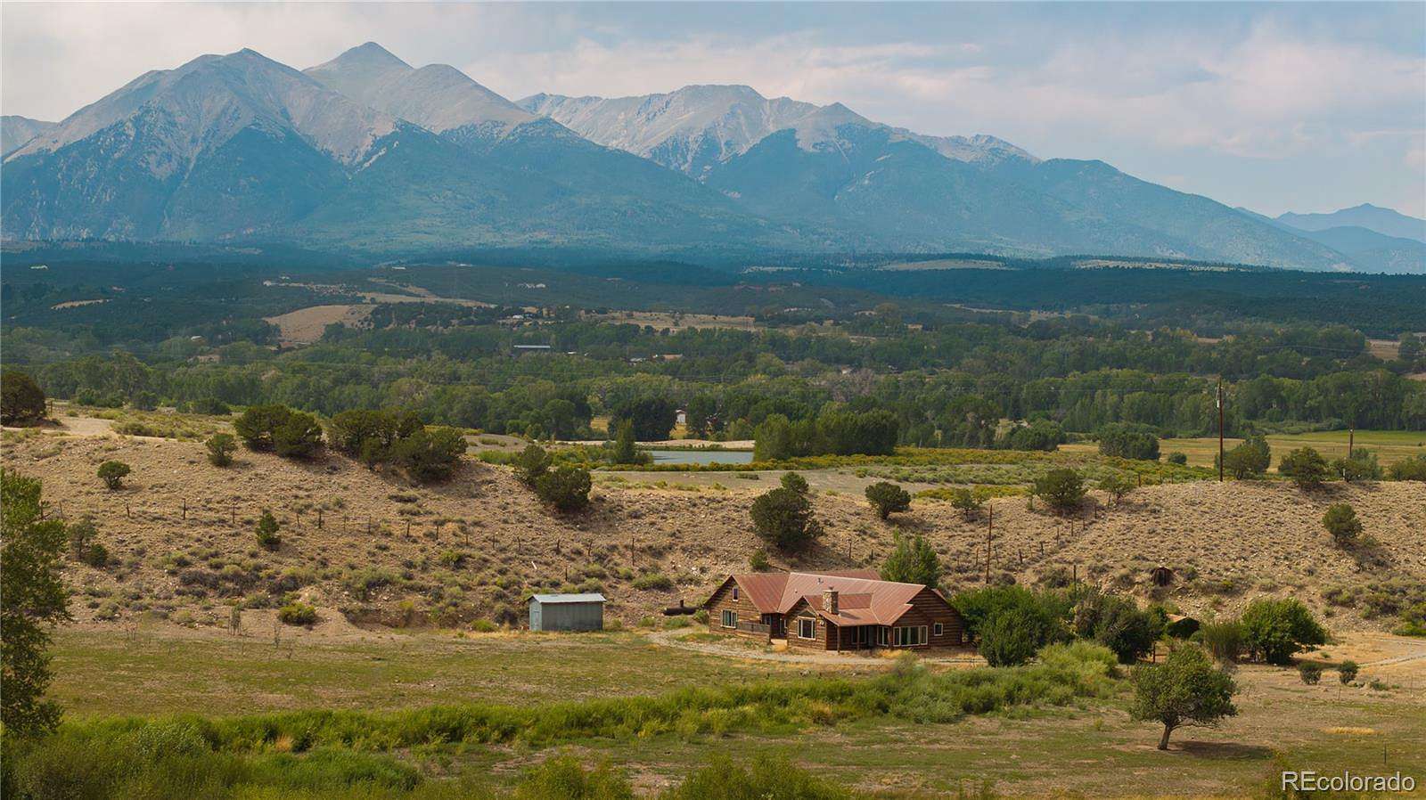7.55 Acres of Land with Home for Sale in Poncha Springs, Colorado