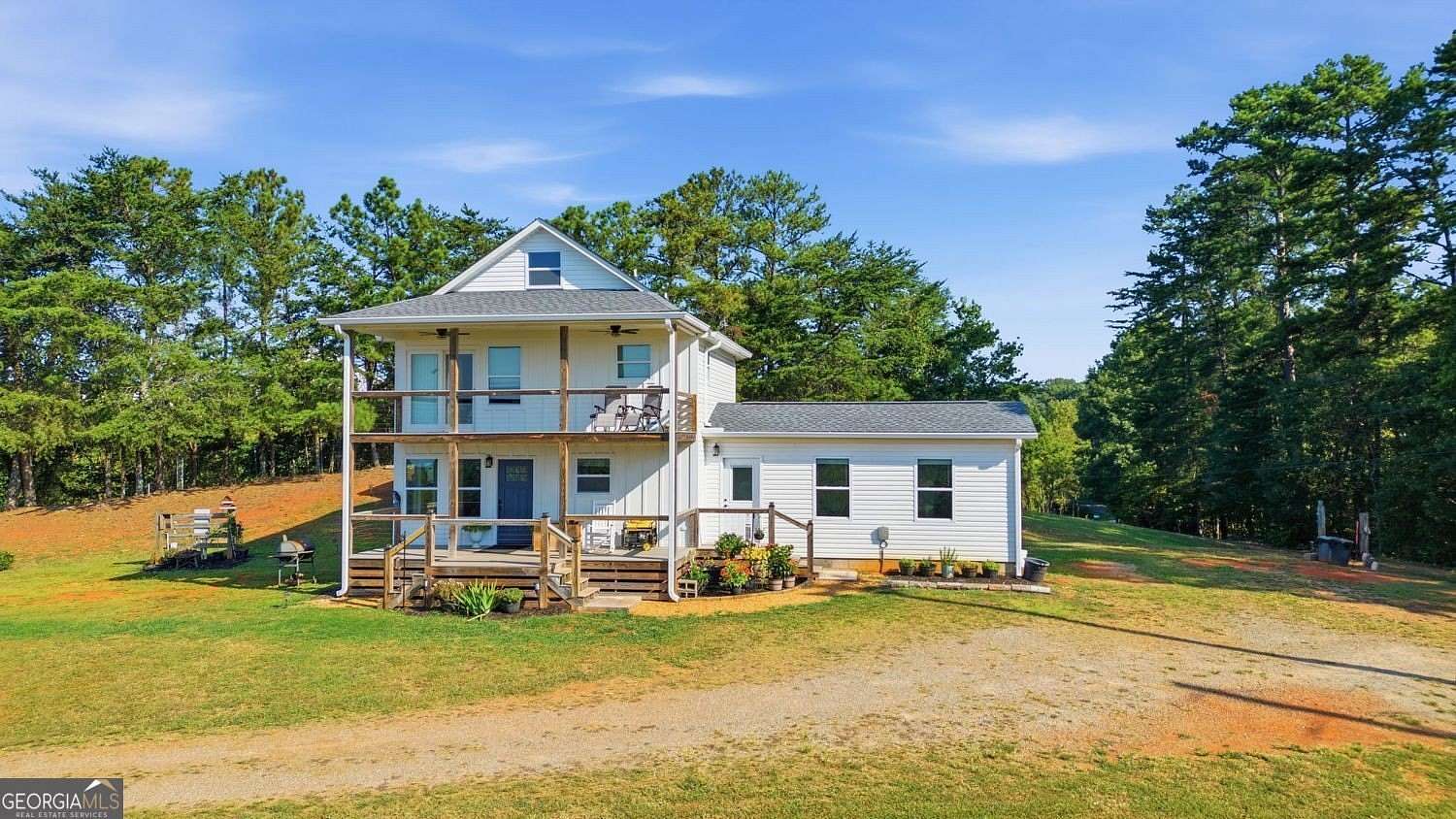 1.5 Acres of Land with Home for Sale in Ball Ground, Georgia