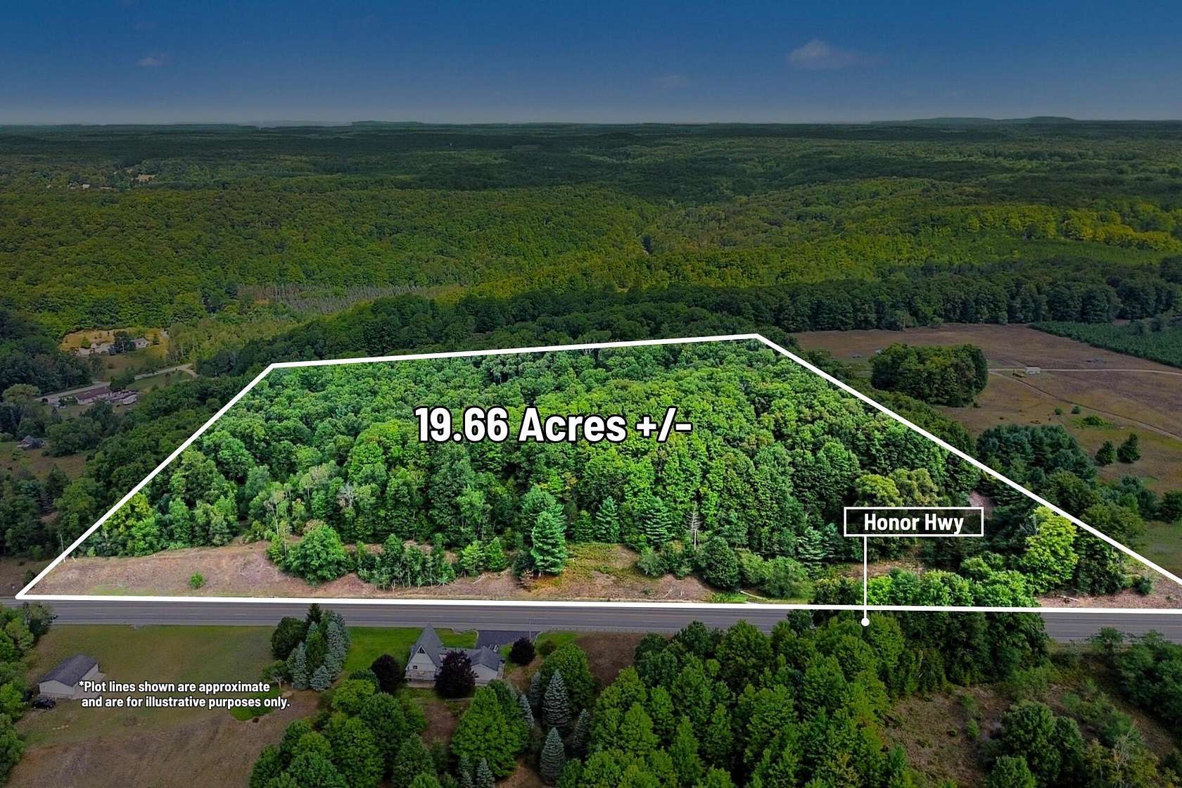 19.7 Acres of Land for Sale in Honor, Michigan
