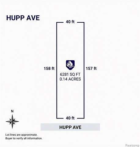0.14 Acres of Residential Land for Sale in Warren, Michigan