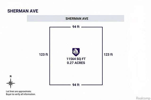 0.26 Acres of Residential Land for Sale in Warren, Michigan