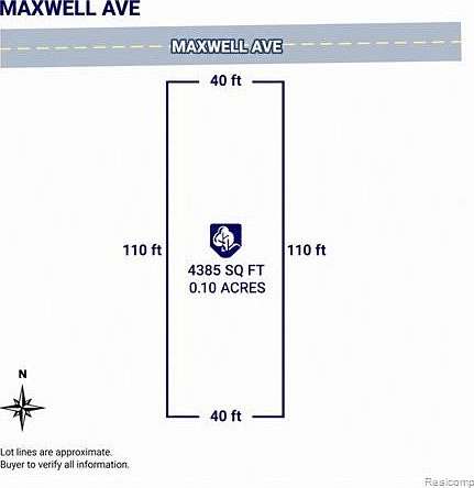 0.1 Acres of Residential Land for Sale in Warren, Michigan