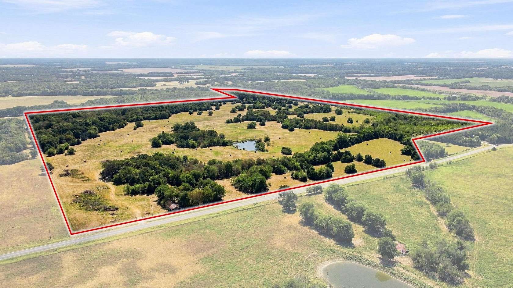 126 Acres of Recreational Land for Sale in Roxton, Texas