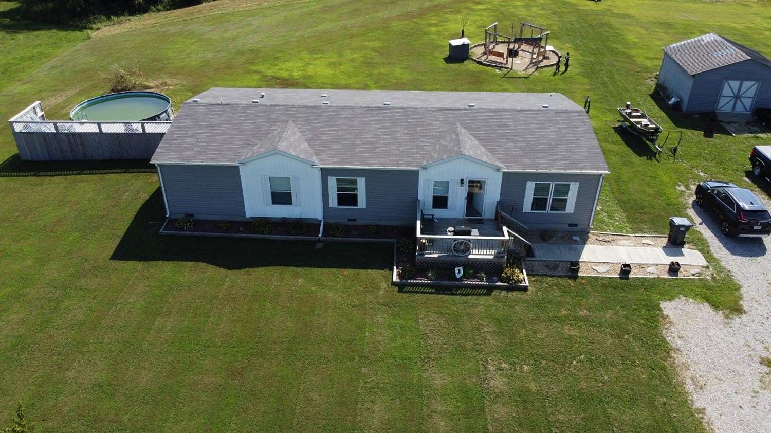 14.2 Acres of Land with Home for Sale in Rising Sun, Indiana