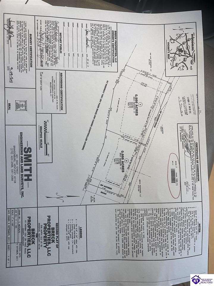 0.66 Acres of Commercial Land for Sale in Brandenburg, Kentucky