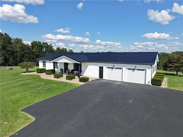 8 Acres of Land with Home for Sale in Jerusalem, Ohio