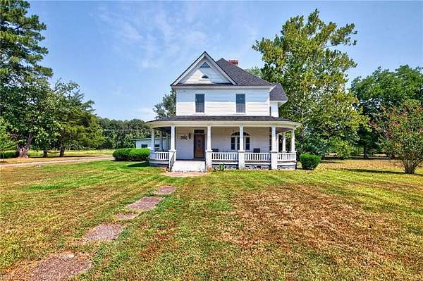 20.9 Acres of Recreational Land with Home for Sale in Branchville, Virginia