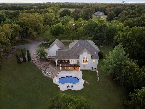 16 Acres of Recreational Land with Home for Sale in Blue Springs, Missouri