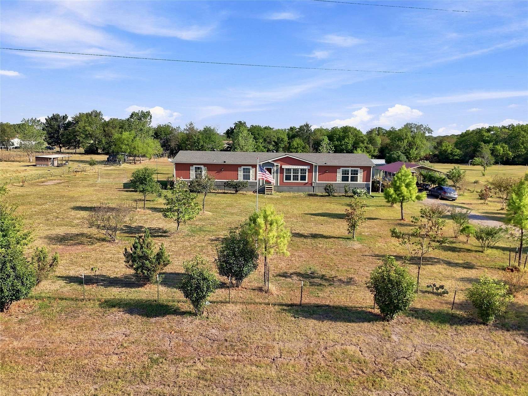 4.29 Acres of Land with Home for Sale in Quinlan, Texas