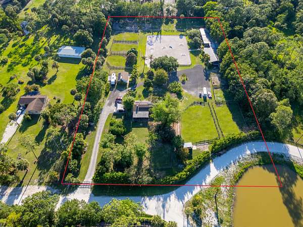 5 Acres of Land with Home for Lease in Loxahatchee Groves, Florida