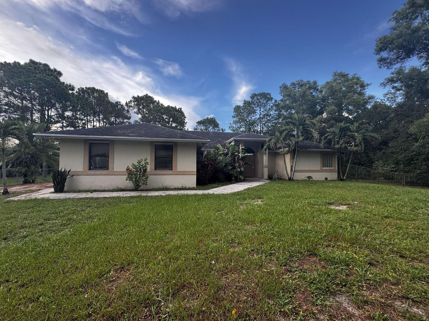 1.5 Acres of Land with Home for Lease in The Acreage, Florida