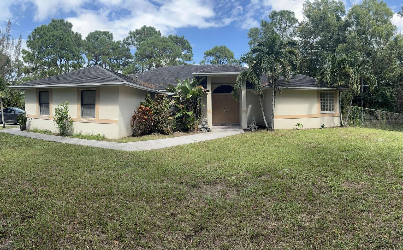 1.5 Acres of Land with Home for Lease in The Acreage, Florida