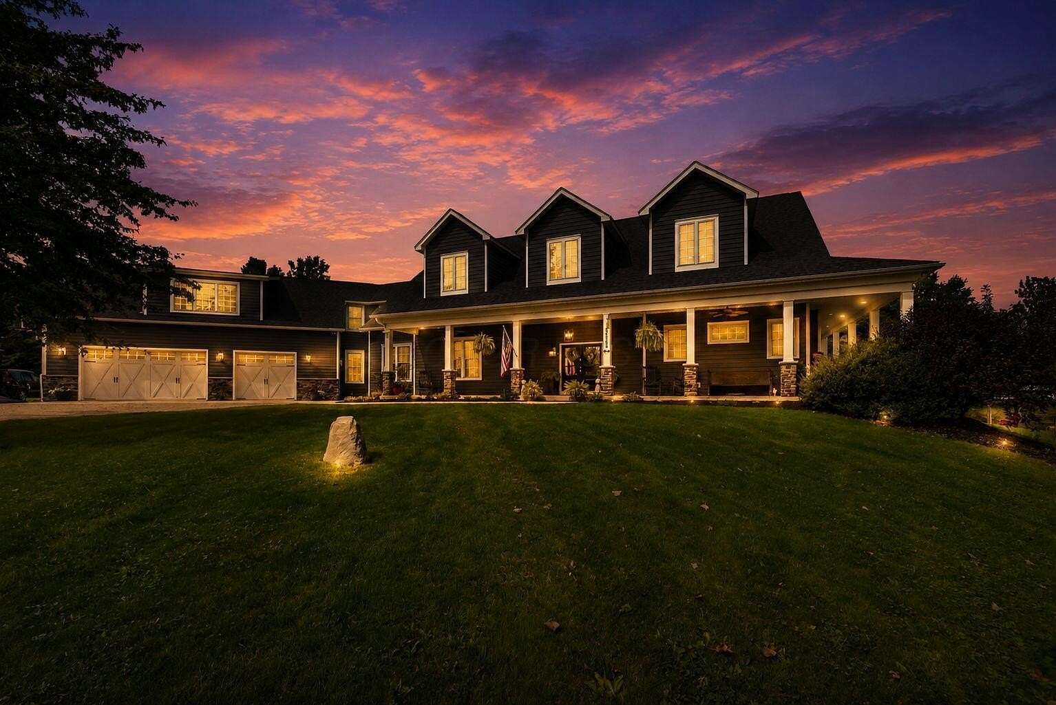 24.1 Acres of Land with Home for Sale in Milford Center, Ohio