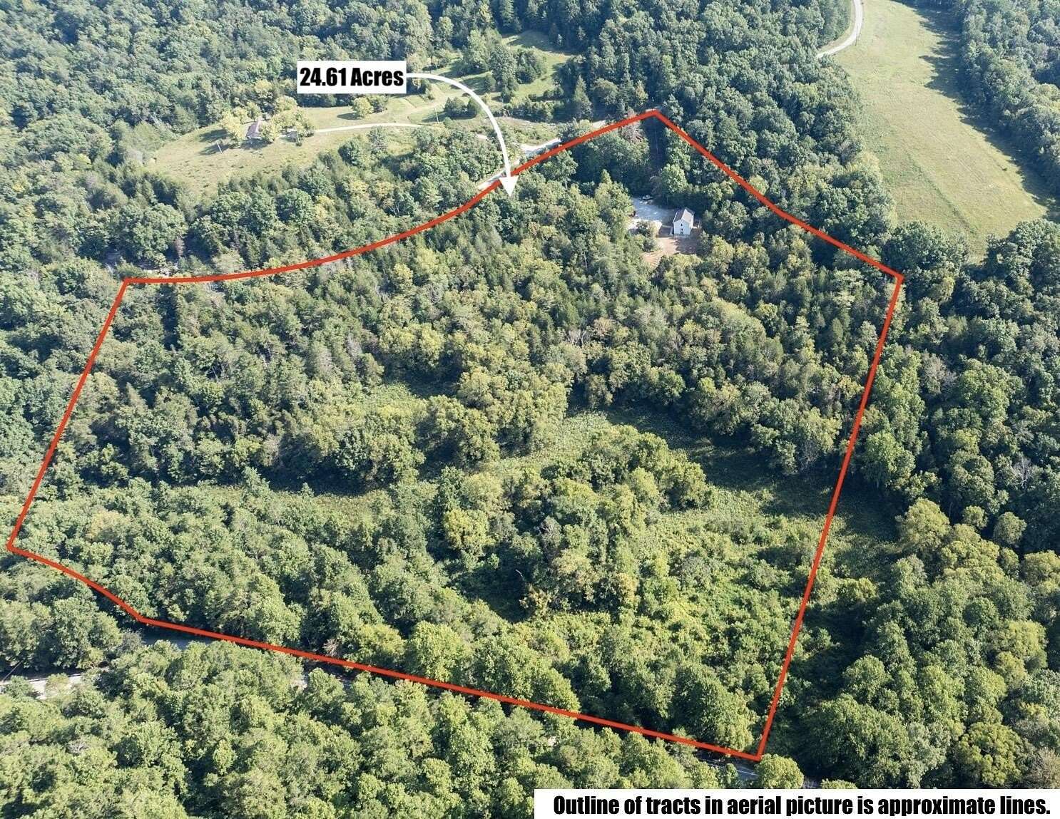 24.6 Acres of Recreational Land with Home for Sale in Somerset, Kentucky