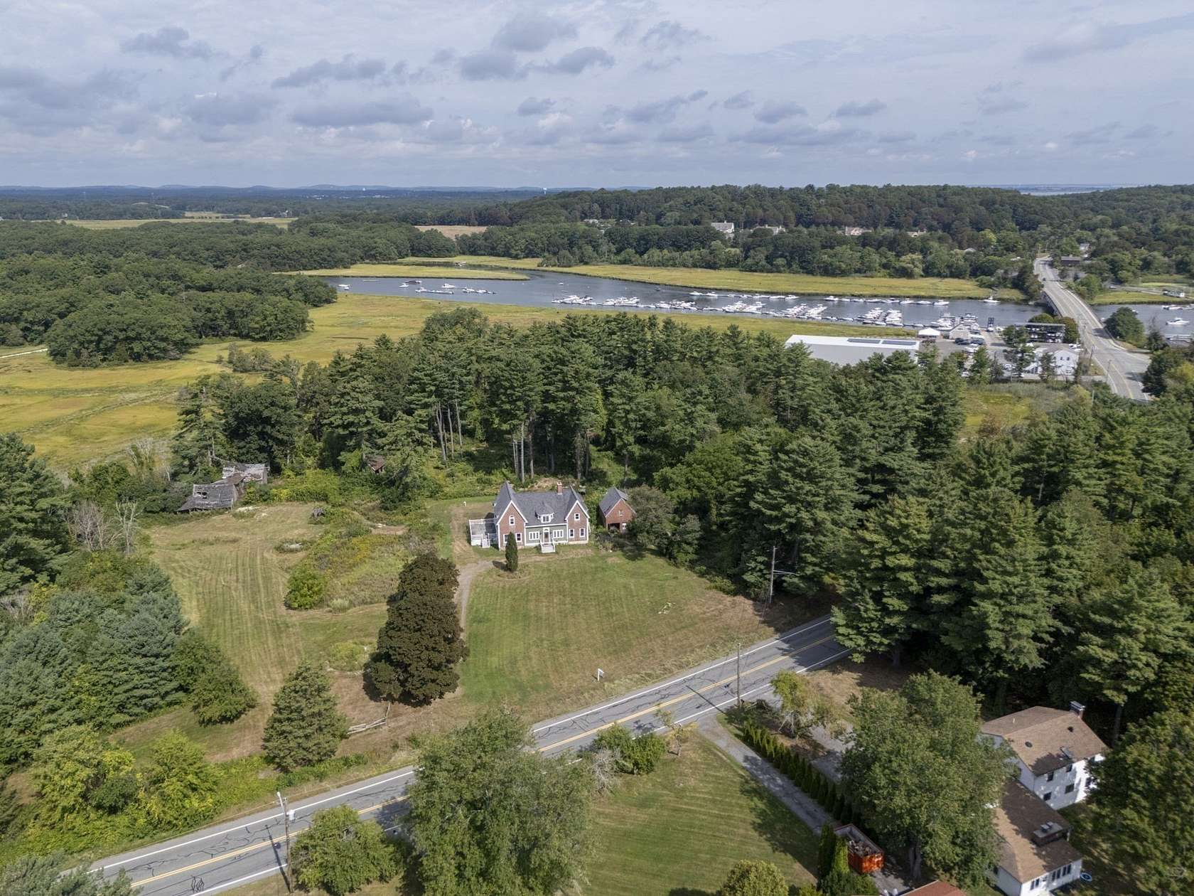 16.9 Acres of Land with Home for Sale in Newbury Town, Massachusetts