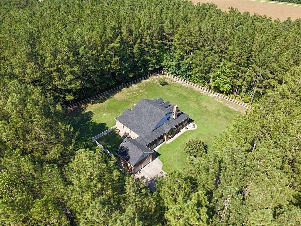 5.8 Acres of Land with Home for Sale in Wakefield, Virginia
