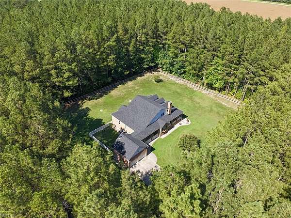 5.8 Acres of Land with Home for Sale in Wakefield, Virginia