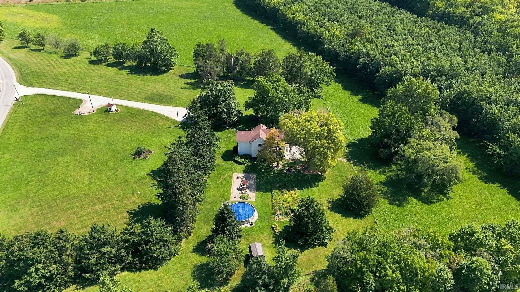5.5 Acres of Land with Home for Sale in New Haven, Indiana