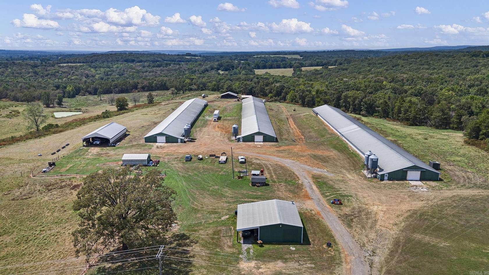 20 Acres of Agricultural Land with Home for Sale in Ozark, Arkansas