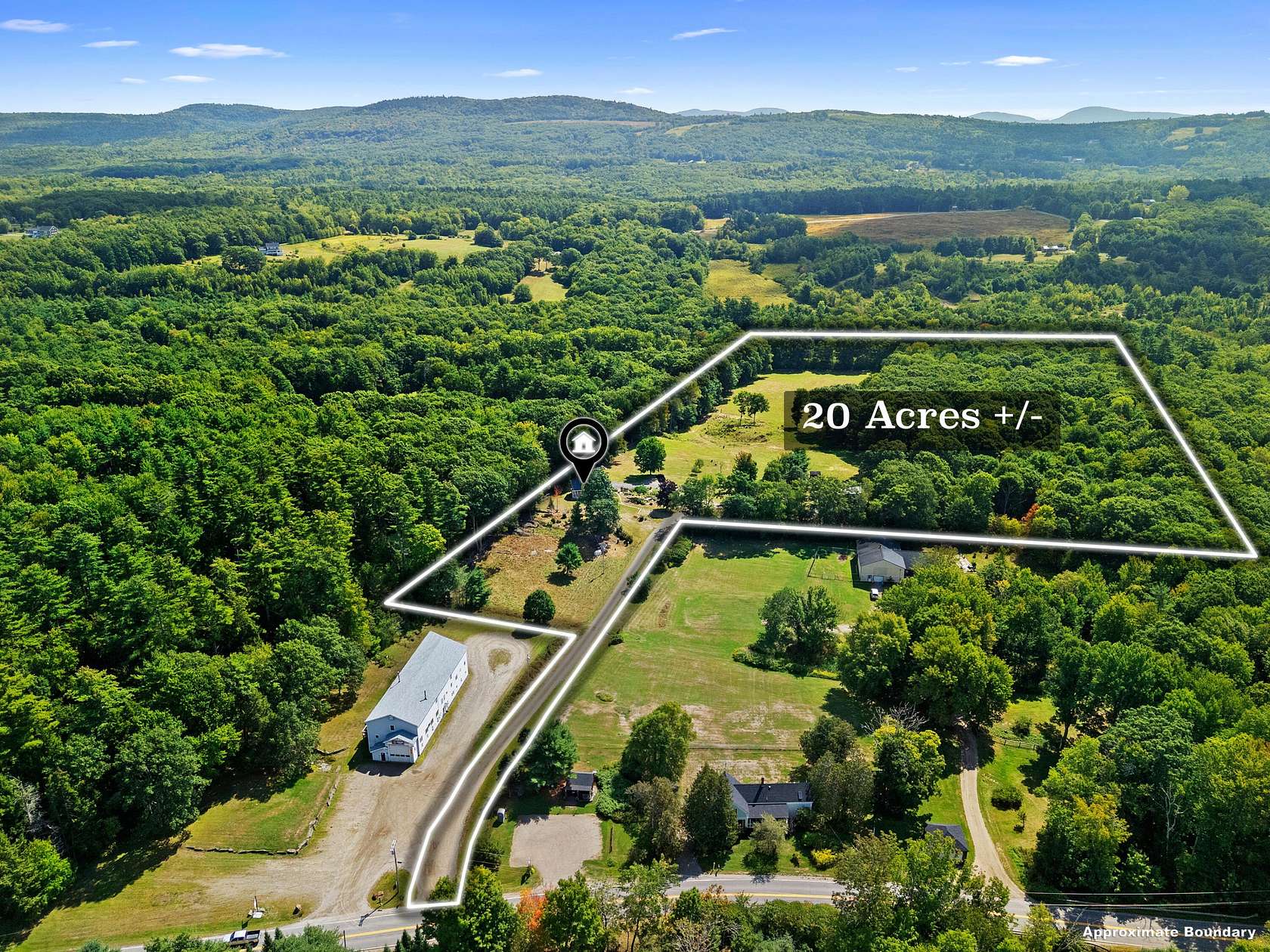 22.3 Acres of Agricultural Land with Home for Sale in Appleton, Maine