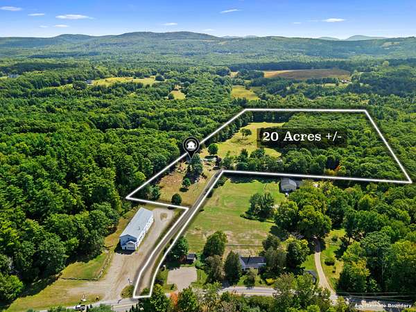 22.3 Acres of Agricultural Land with Home for Sale in Appleton, Maine