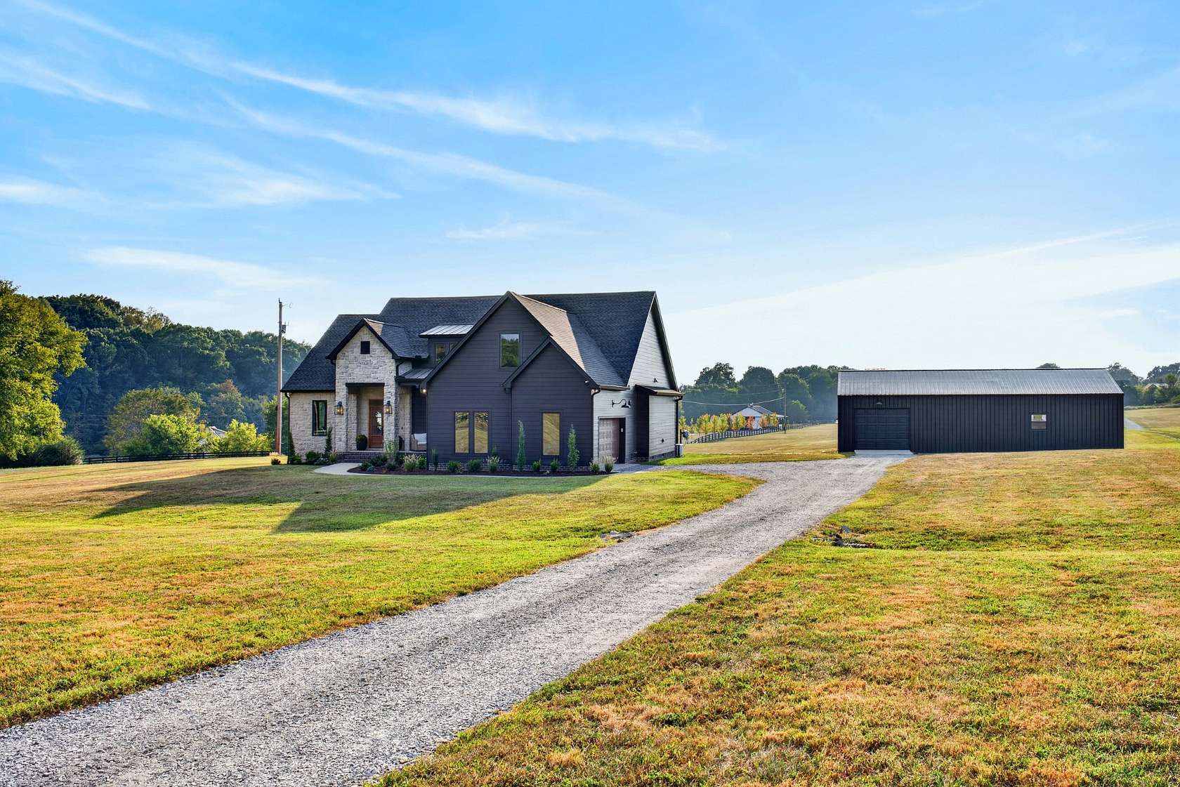 5.7 Acres of Land with Home for Sale in Cottontown, Tennessee