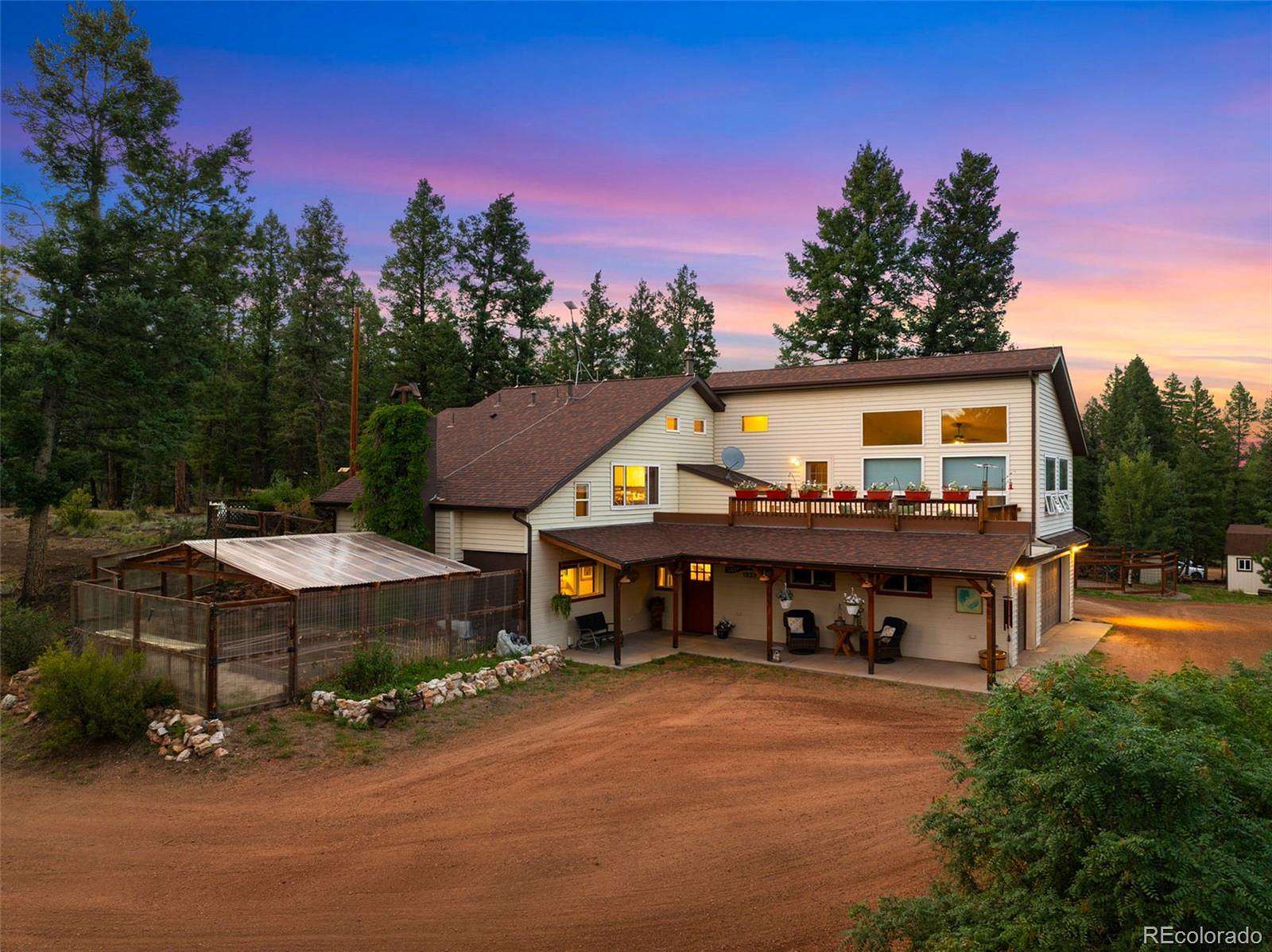 19 Acres of Land with Home for Sale in Woodland Park, Colorado