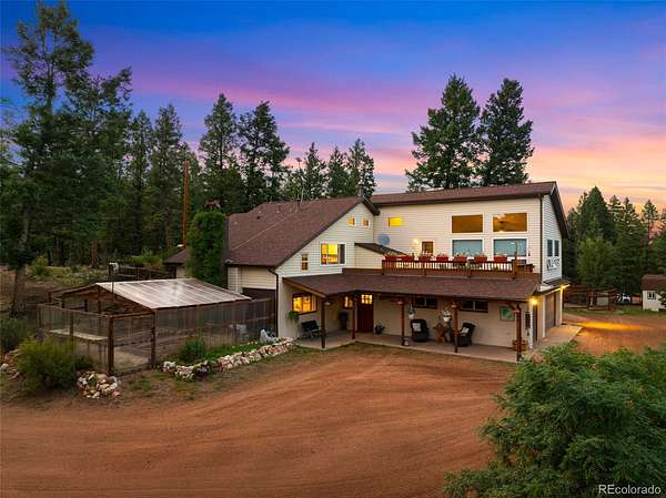 19 Acres of Land with Home for Sale in Woodland Park, Colorado