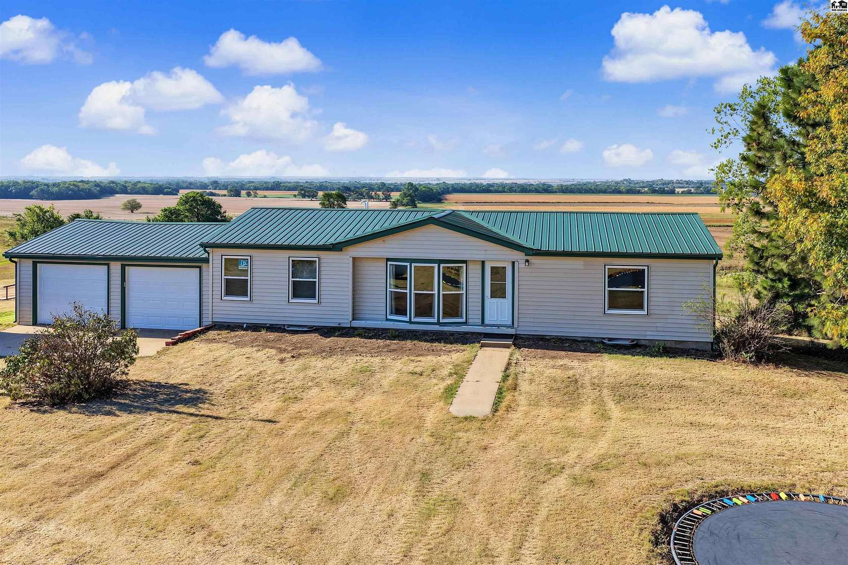 4.5 Acres of Land with Home for Sale in Marquette, Kansas