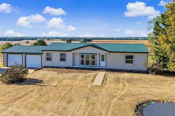4.5 Acres of Land with Home for Sale in Marquette, Kansas