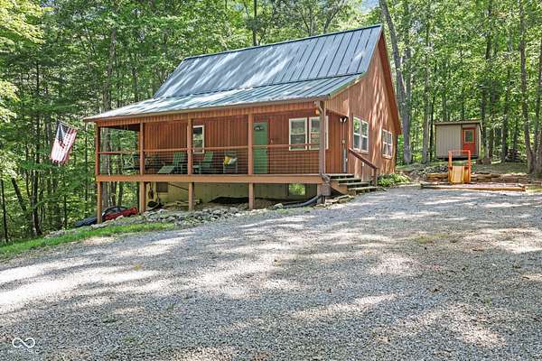 5 Acres of Land with Home for Sale in Nashville, Indiana