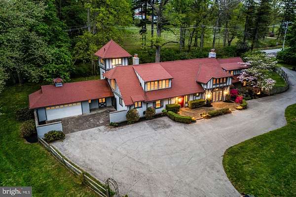 1.62 Acres of Land with Home for Sale in Bryn Mawr, Pennsylvania