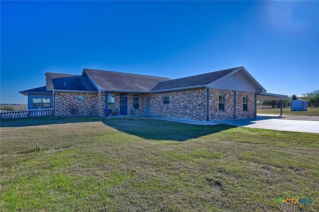 26 Acres of Agricultural Land with Home for Sale in Shiner, Texas
