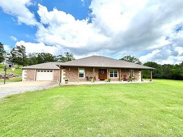7.44 Acres of Land with Home for Sale in Atoka, Oklahoma