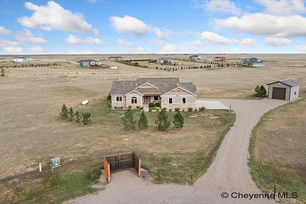 8.17 Acres of Land with Home for Sale in Cheyenne, Wyoming