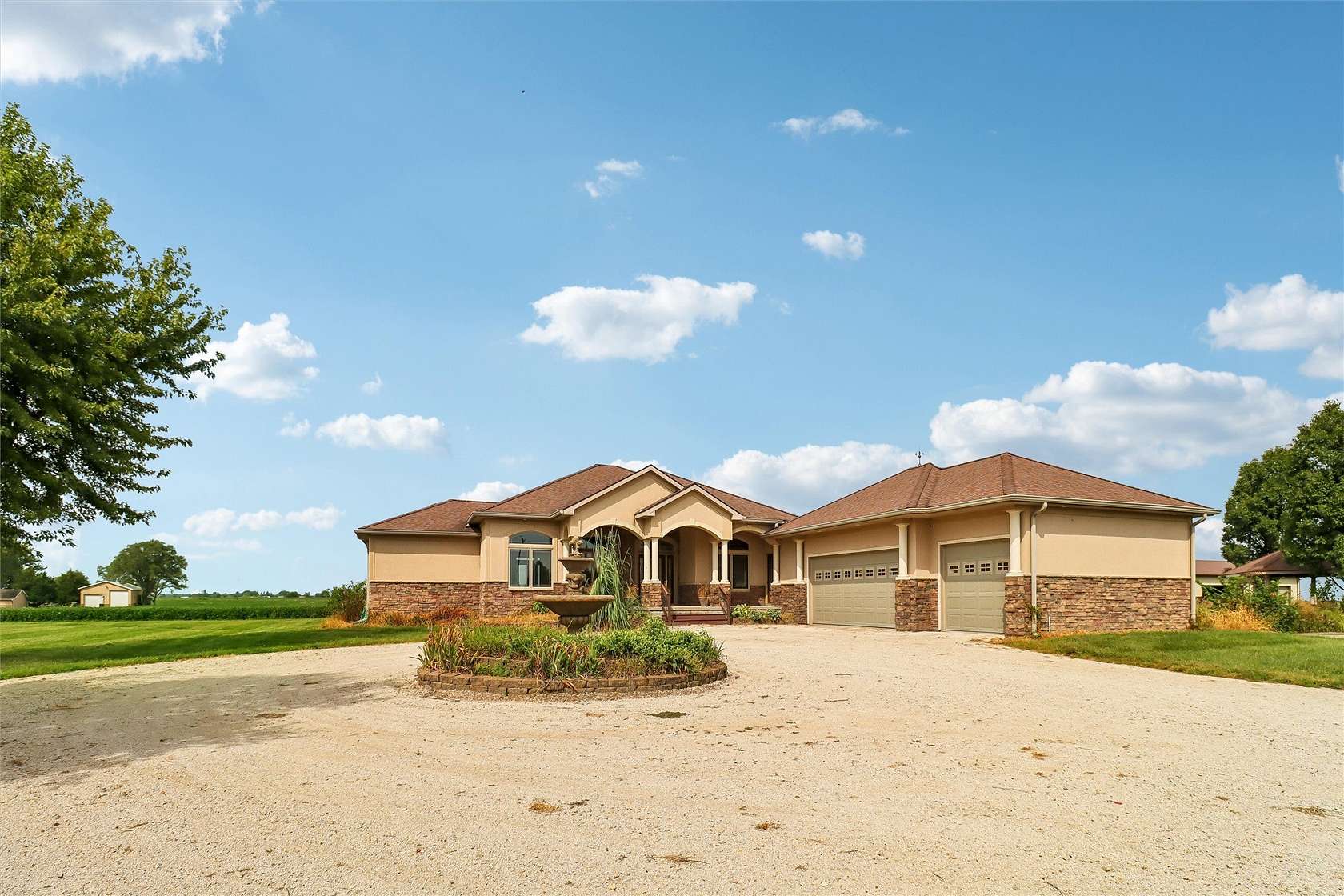 3.8 Acres of Land with Home for Sale in St. Charles, Iowa