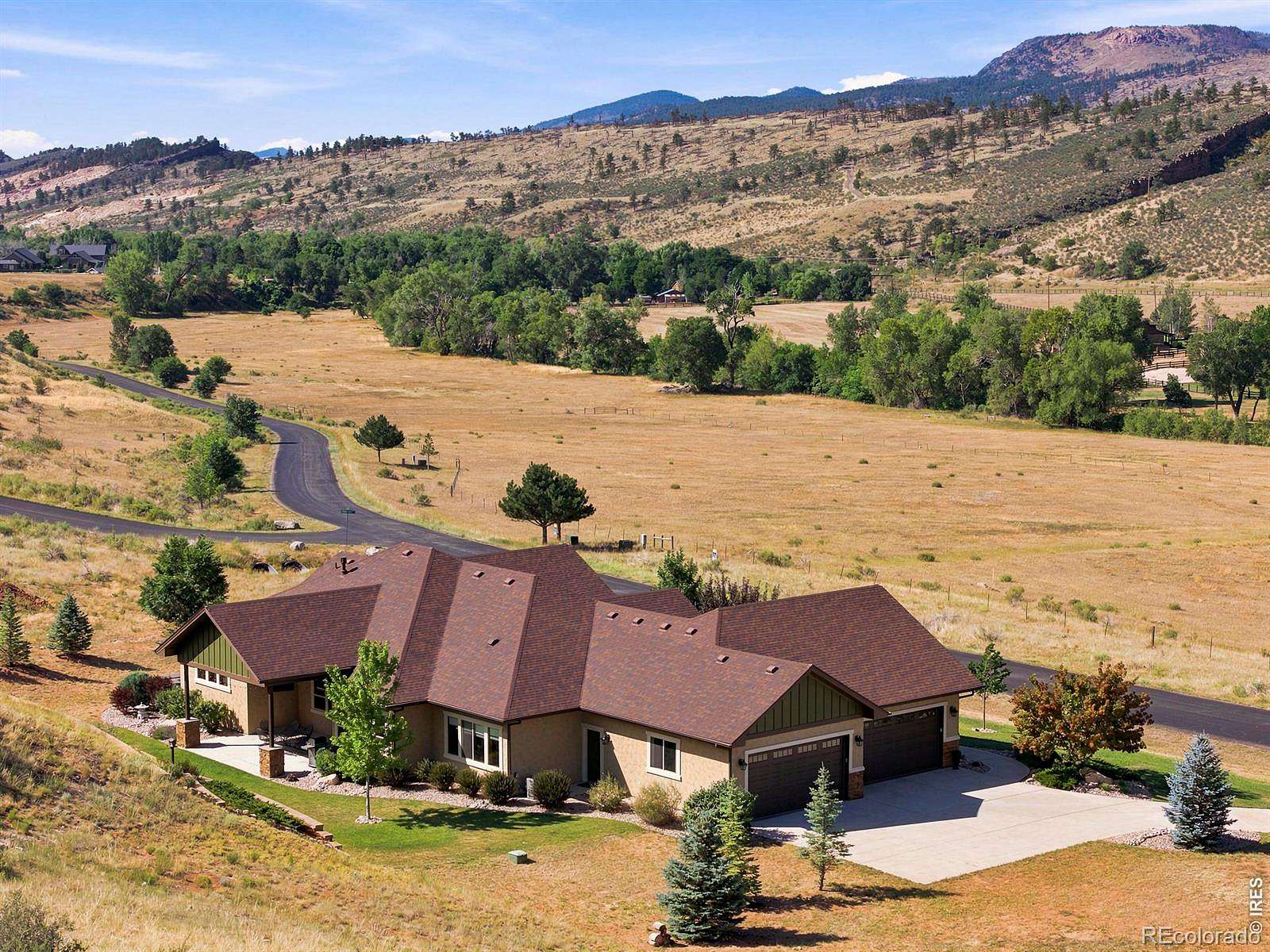4 Acres of Land with Home for Sale in Loveland, Colorado