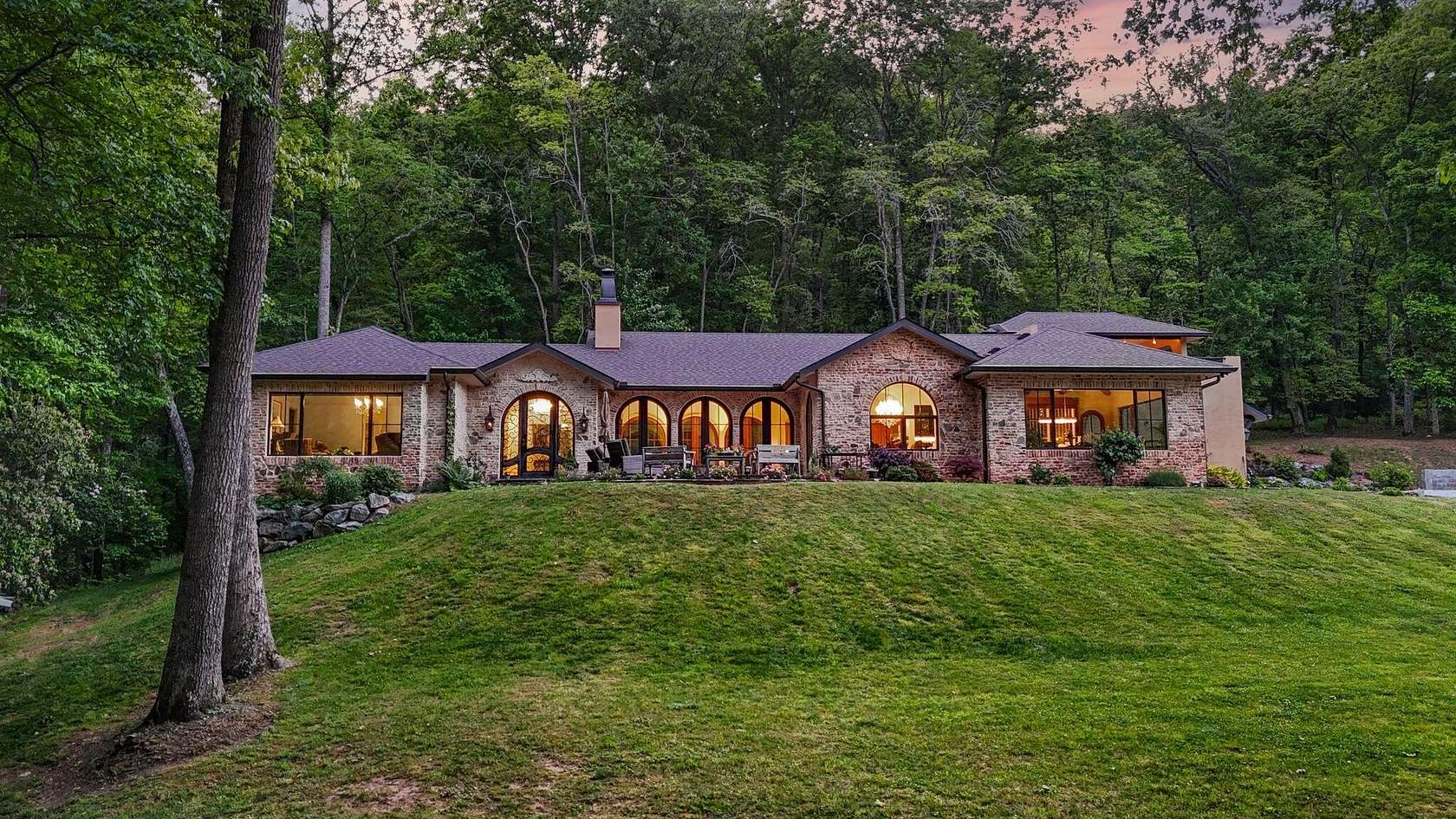 16.8 Acres of Land with Home for Sale in Horse Shoe, North Carolina