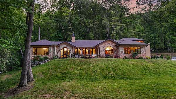 16.8 Acres of Land with Home for Sale in Horse Shoe, North Carolina