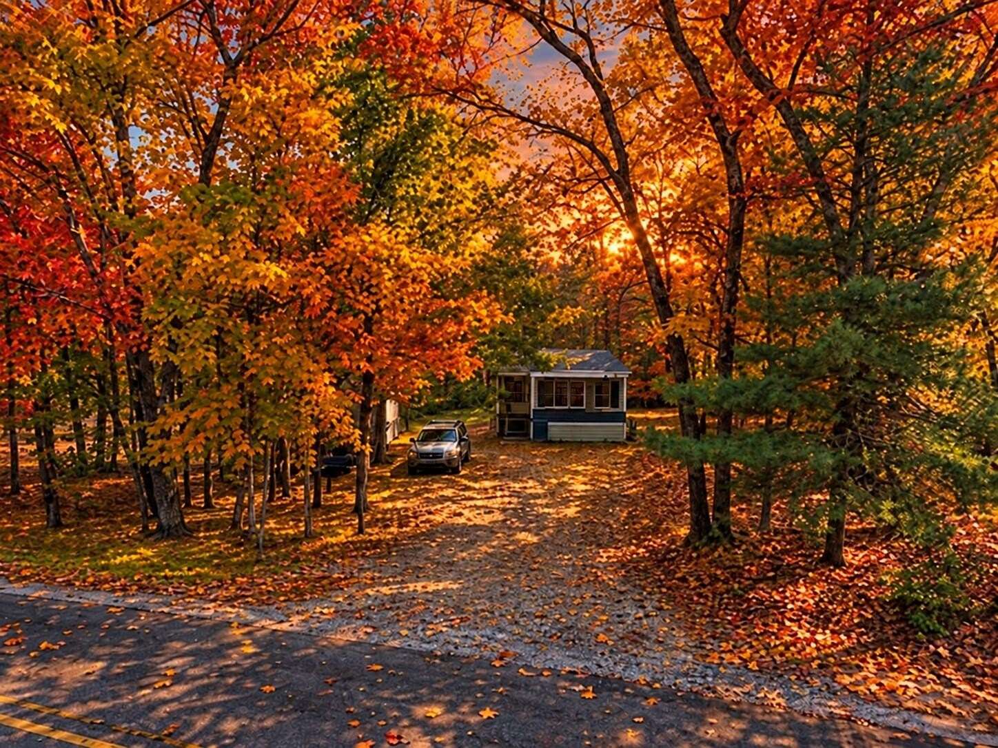 9.8 Acres of Land with Home for Sale in Newaygo, Michigan
