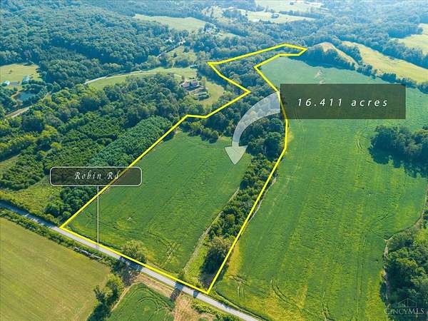 16.4 Acres of Recreational & Residential Land for Sale in Seaman, Ohio