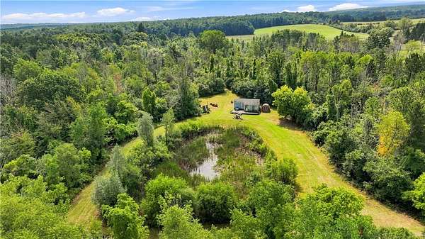 20.7 Acres of Recreational Land with Home for Sale in Branchport, New York