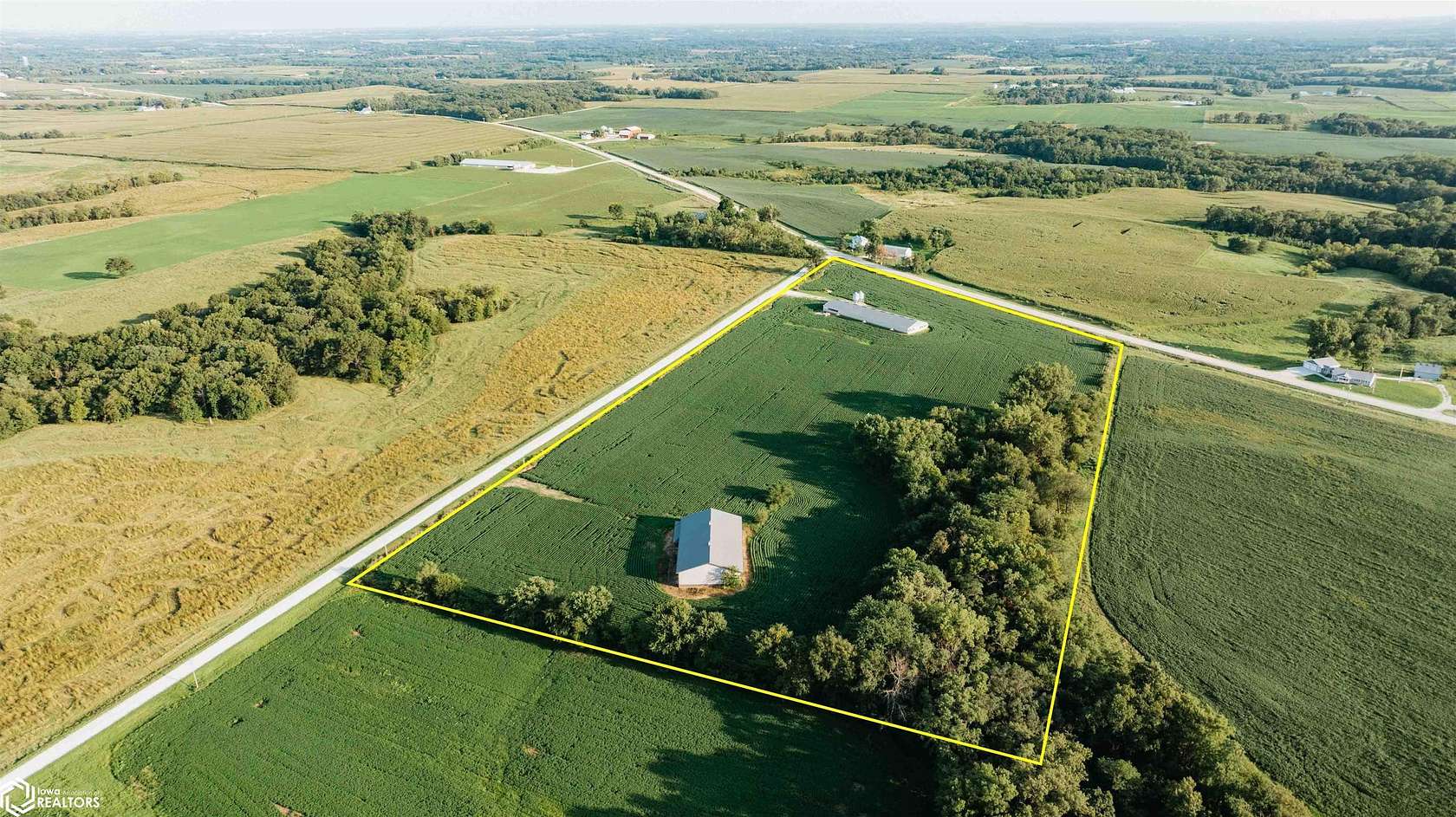 20 Acres of Improved Agricultural Land for Sale in Wayland, Iowa