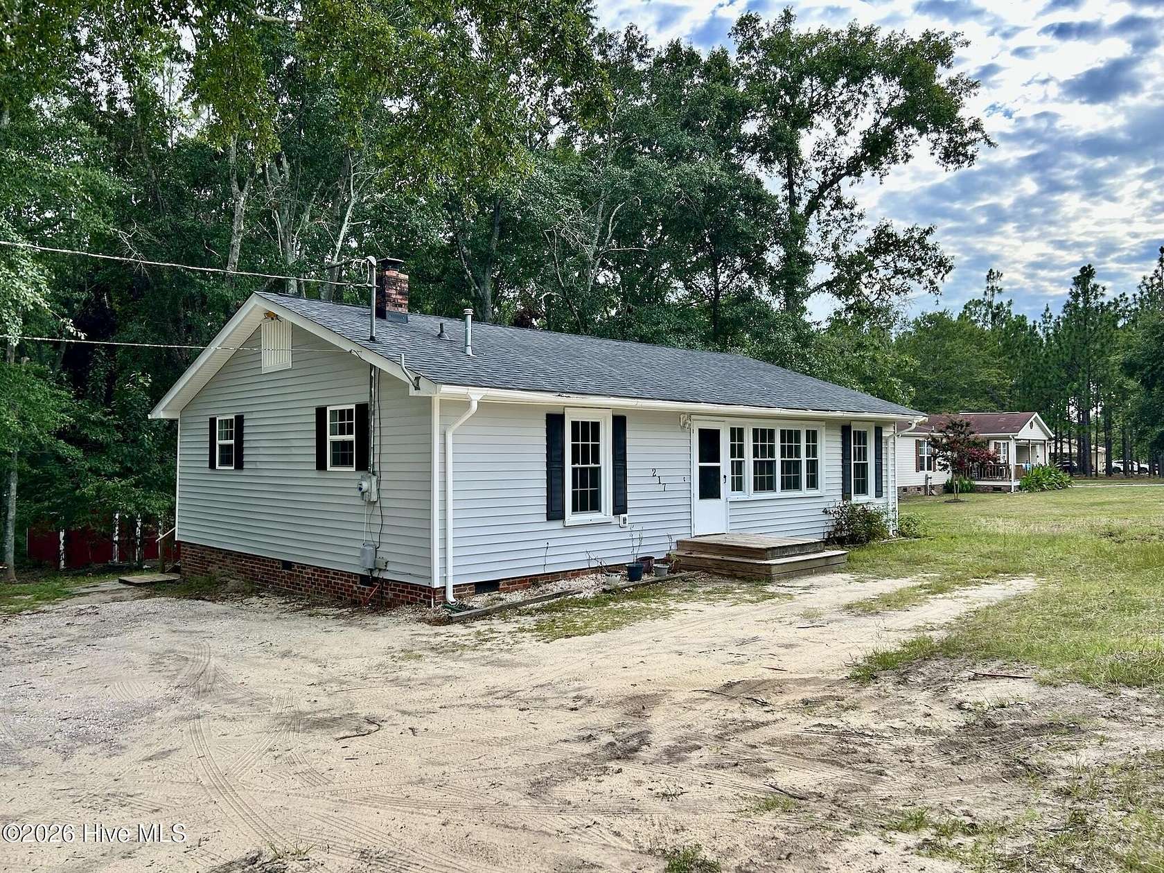 3.73 Acres of Land with Home for Lease in Rockingham, North Carolina